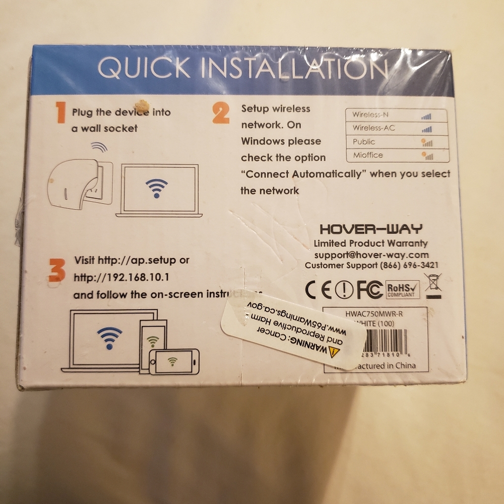 Hover-Way Mini AC Wireless Router/Repeater AC750 - Picture 3 of 9